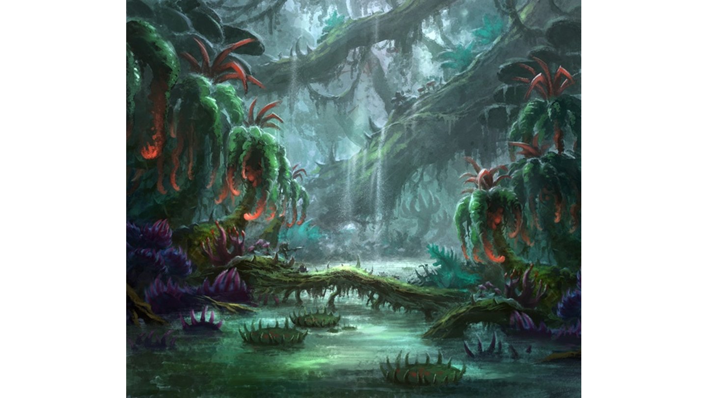 World of Warcraft: Warlords of Draenor - ZonenIn alten Zeiten bedeckte der undurchdringliche Dschungel von Tanaan große Teile des Areals, das Veteranen noch als kahle Höllenfeuerhalbinsel bekannt ist.
