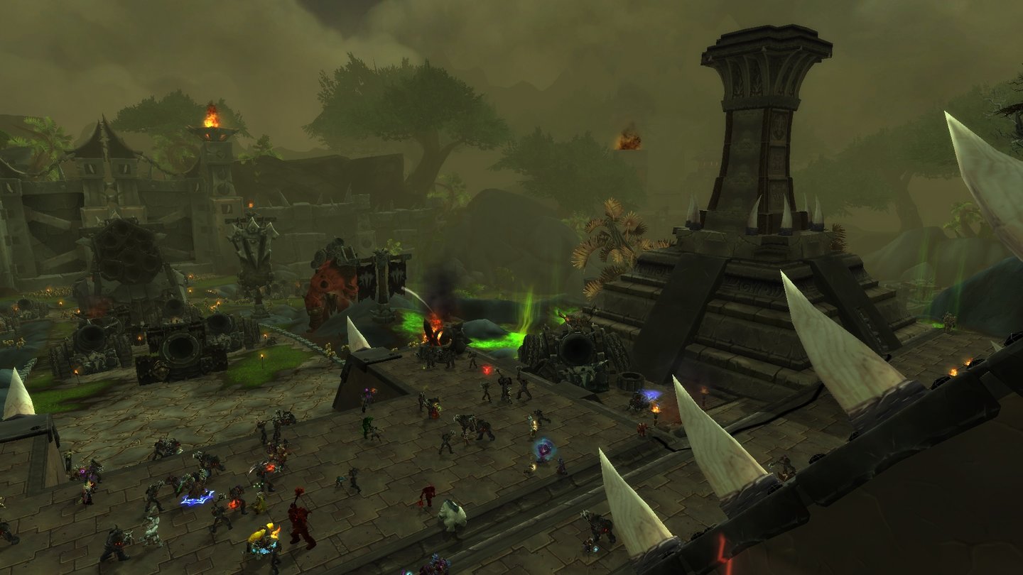 World of Warcraft: Warlords of DraenorWir kämpfen im Dschungel von Tanaan gegen die Eiserne Horde ...