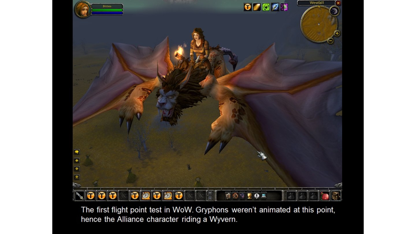 World of WarCraftScreenshots aus der frühen Entwicklungsphase von World of WarCraft.