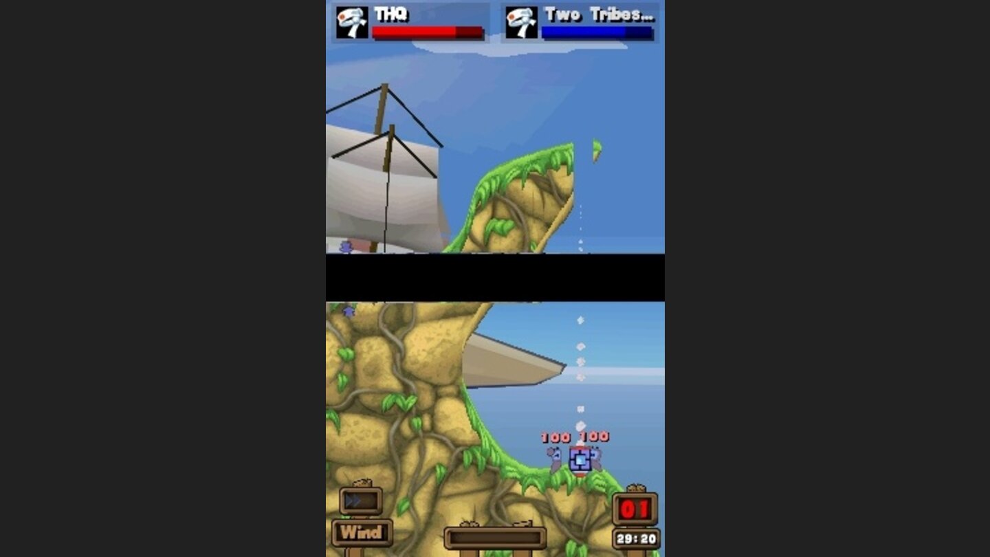 Worms Open Warfare 2 DS 7