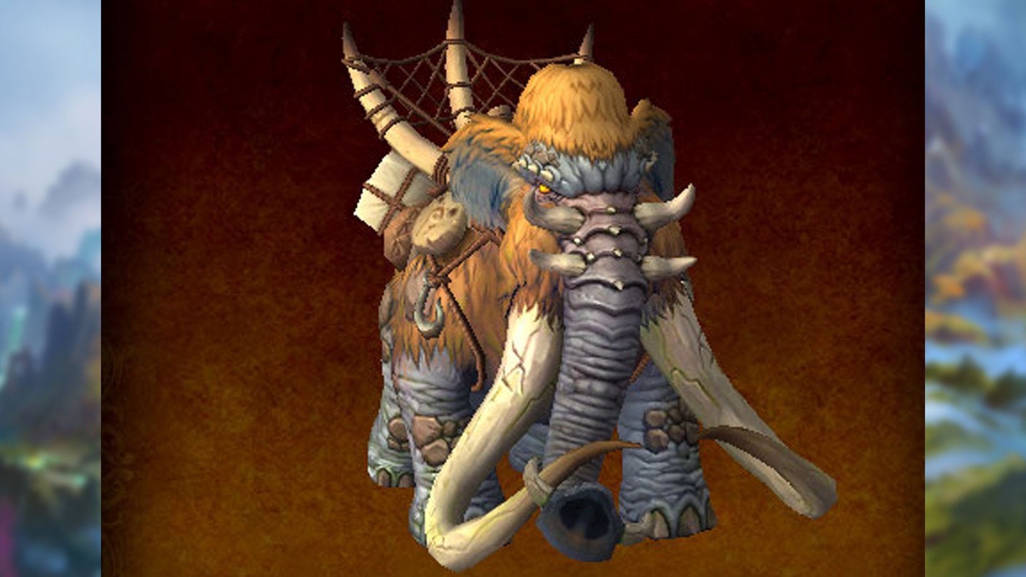 WoW Dragonflight Mount: Mammoth Orange