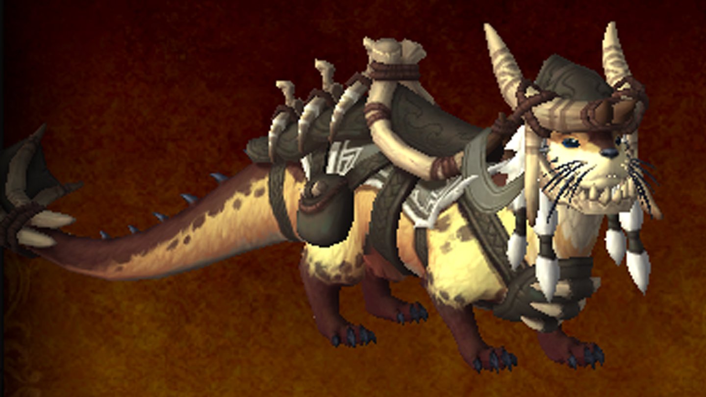 WoW Dragonflight Mount: Yellow Armored River Otter