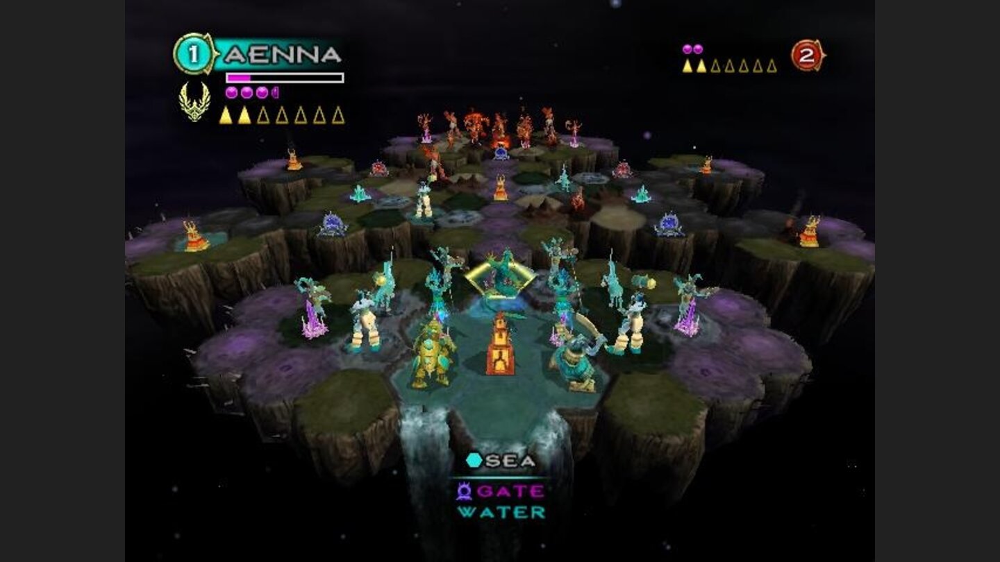 Strategy world map, (Light Order) Water making move, step 1
