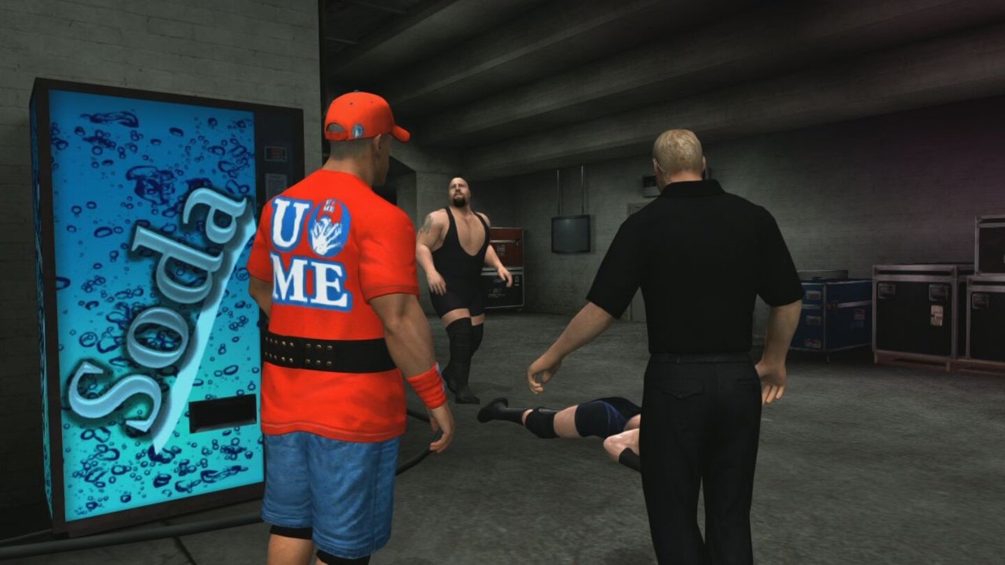 WWE 12Im Storymodus »Road to Wrestlemania« erlebt ihr eine streng lineare Storyline.
