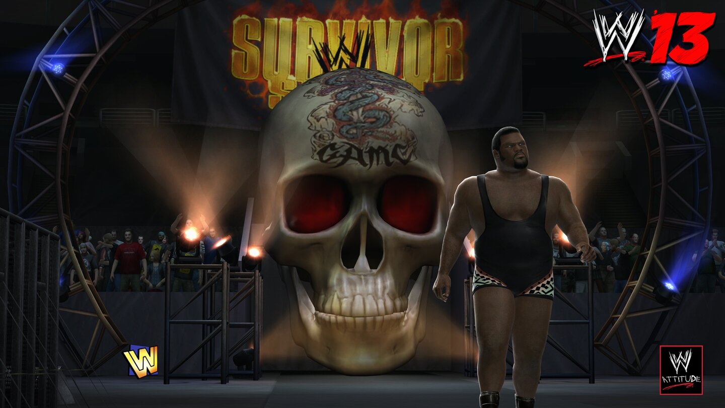 WWE 13Die Einzuganimationen sind nach wie vor super gelungen und könnten beinahe auch in einer TV-Ausstrahlung gesendet werden.