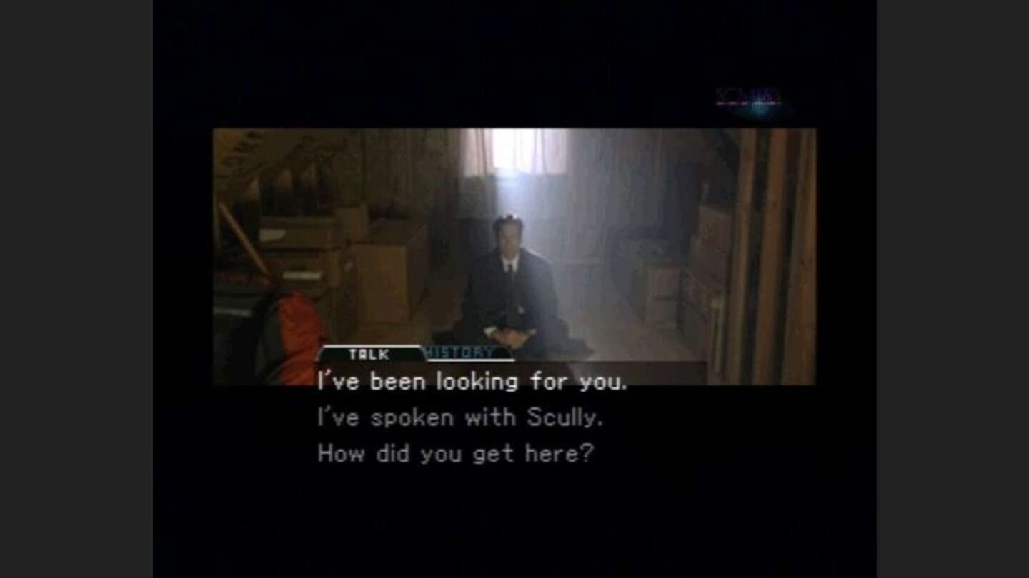 Exchanging information and acquaintances with Special Agent Moulder.