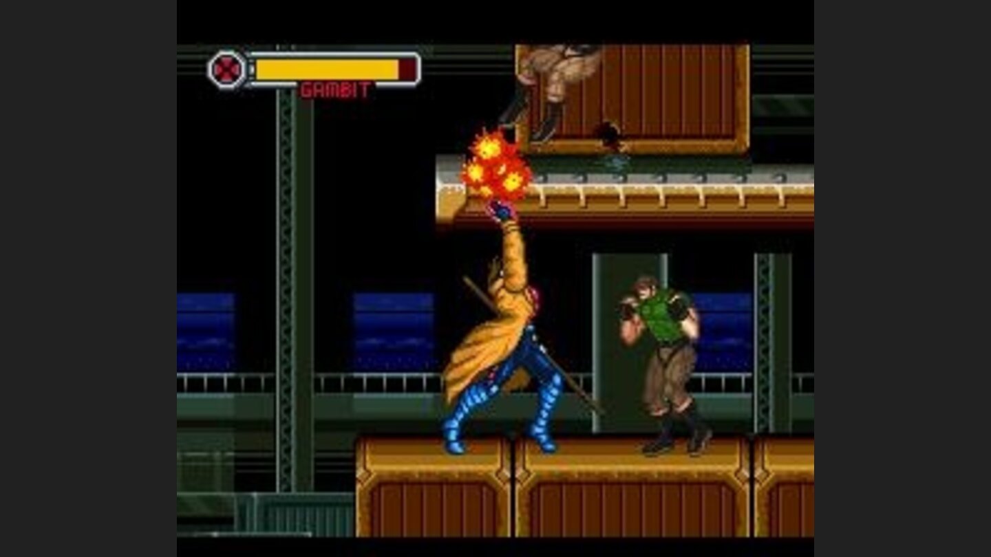 Gambit can throw explosive cards at his enemies.