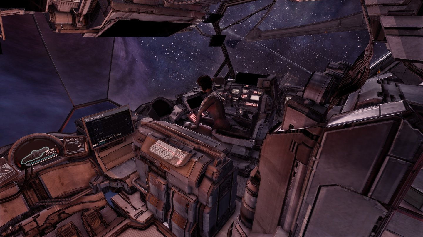 X: Rebirth - Screenshots aus Version 2.0Die neuen Cockpits werten das Spiel optisch deutlich auf. Sie lassen sich als Modul auch in der Kampagne nachrüsten, kosten aber Performance.