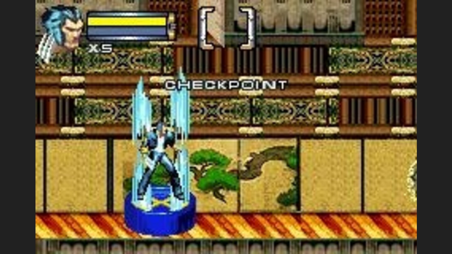 The checkpoint (or middle-point) is the place where the player restarts after an unexpected death.