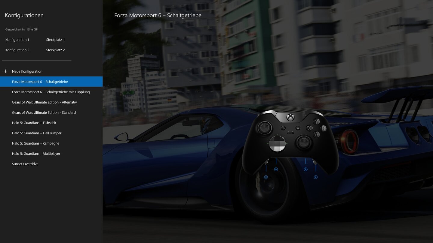Xbox Elite Controller Menue 02