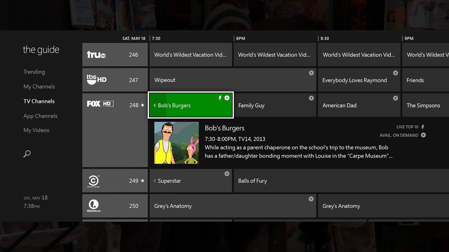 Xbox One - Bilder zur neuen Xbox-Live-Oberfläche