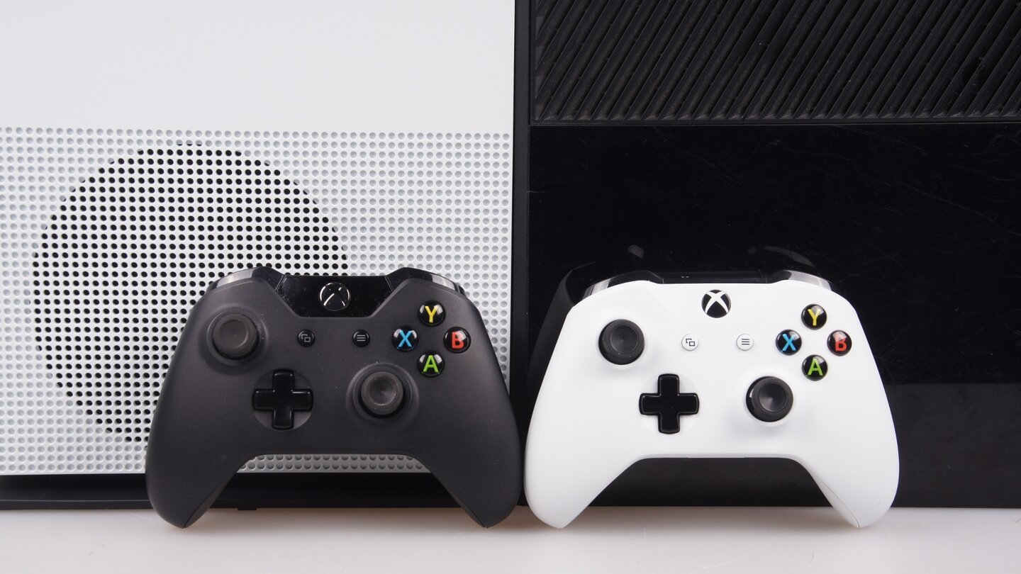 Xbox One S versus Xbox One - Konsolen und Controller