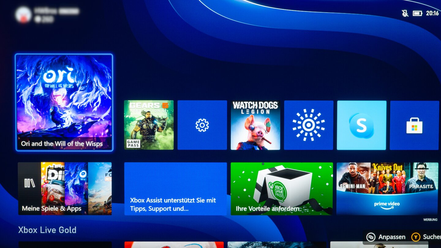 Xbox Series X UI NEU