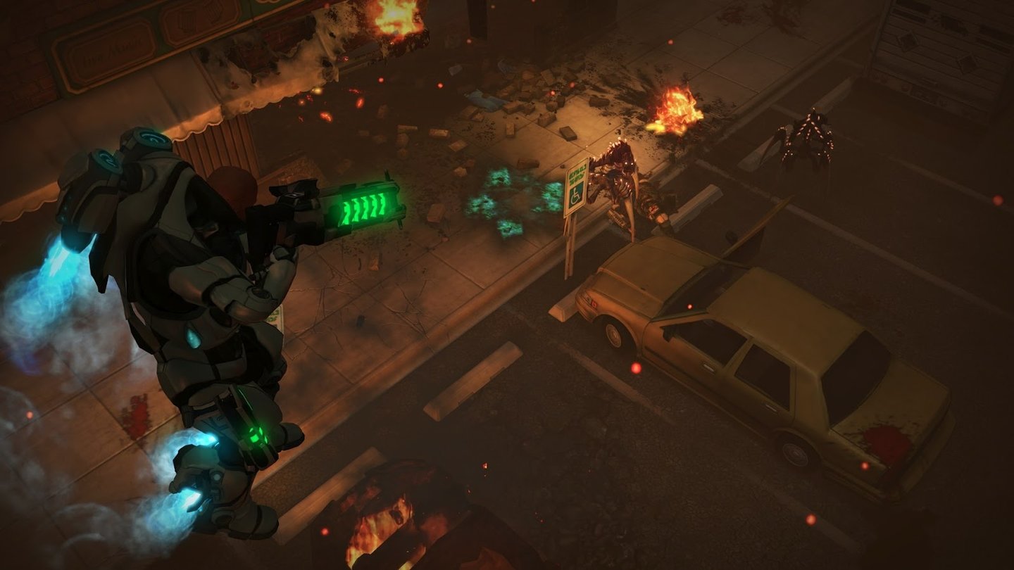XCOM: Enemy UnknownIm neuen Überwachungsmodus können unsere Soldaten sich zwar nicht mehr bewegen, beschießen dafür aber automatisch Gegner in Reichweite.