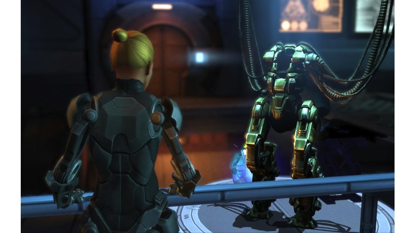XCOM: Enemy WithinDa muss XCOM natürlich kontern. Das Mech-Labor macht neue kybernetische Forschung möglich, die gewöhnliche Soldaten zu Robocop-ähnlichen Monstren macht.