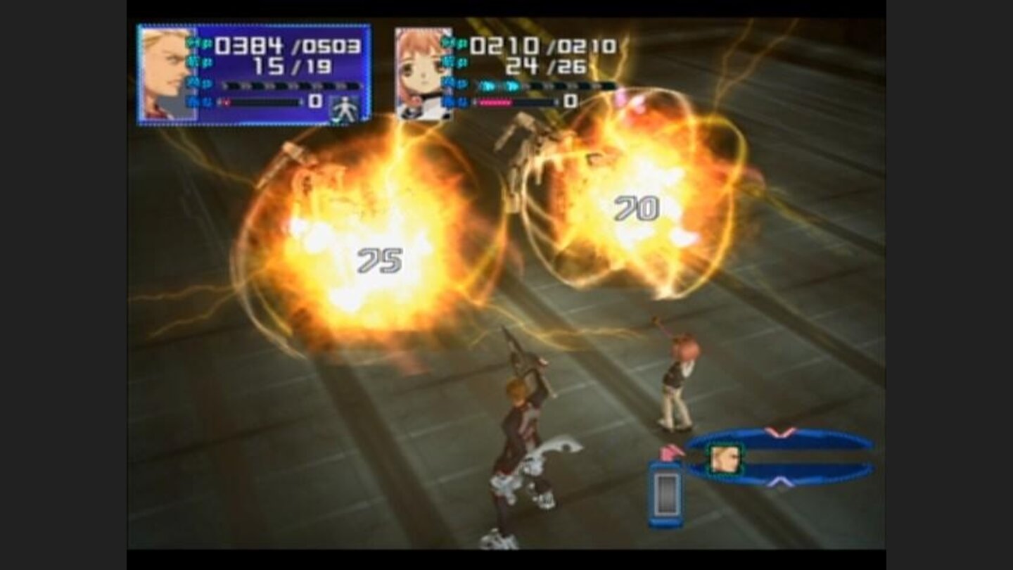Some tech attacks have ability to strike upon multiple enemies at once