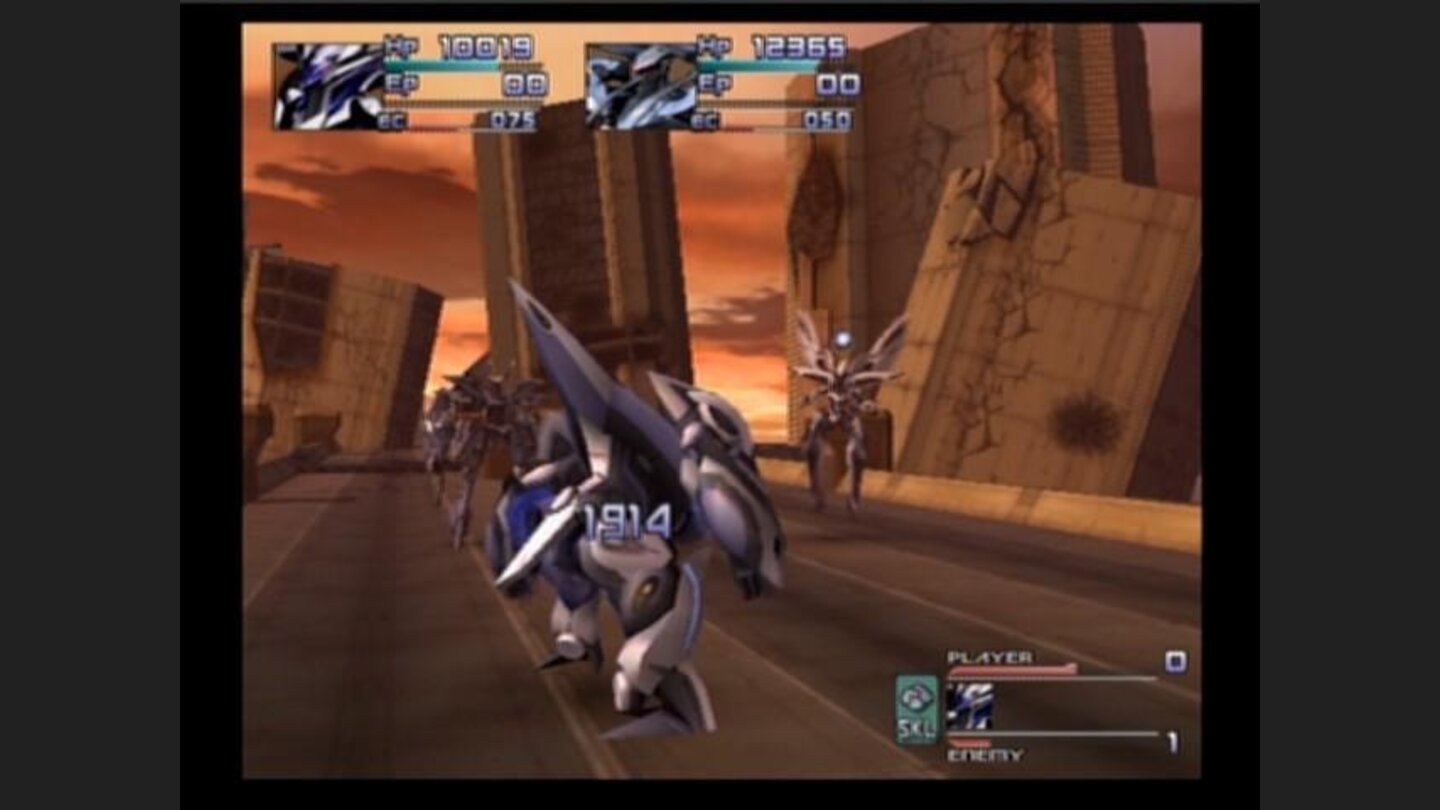 Using range attack against an enemy E.S.