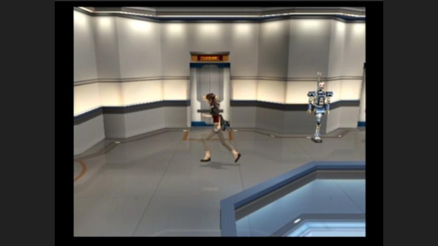 Onboard Elsa, Shions exploring the ship a little, which is slightly different in Episode II