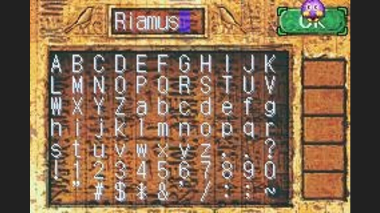 Name your character