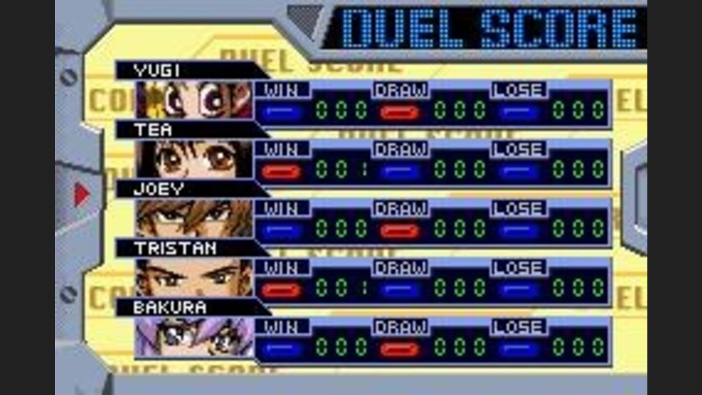 Easily check your record and see whether you normally win, lose, or tie each duelist