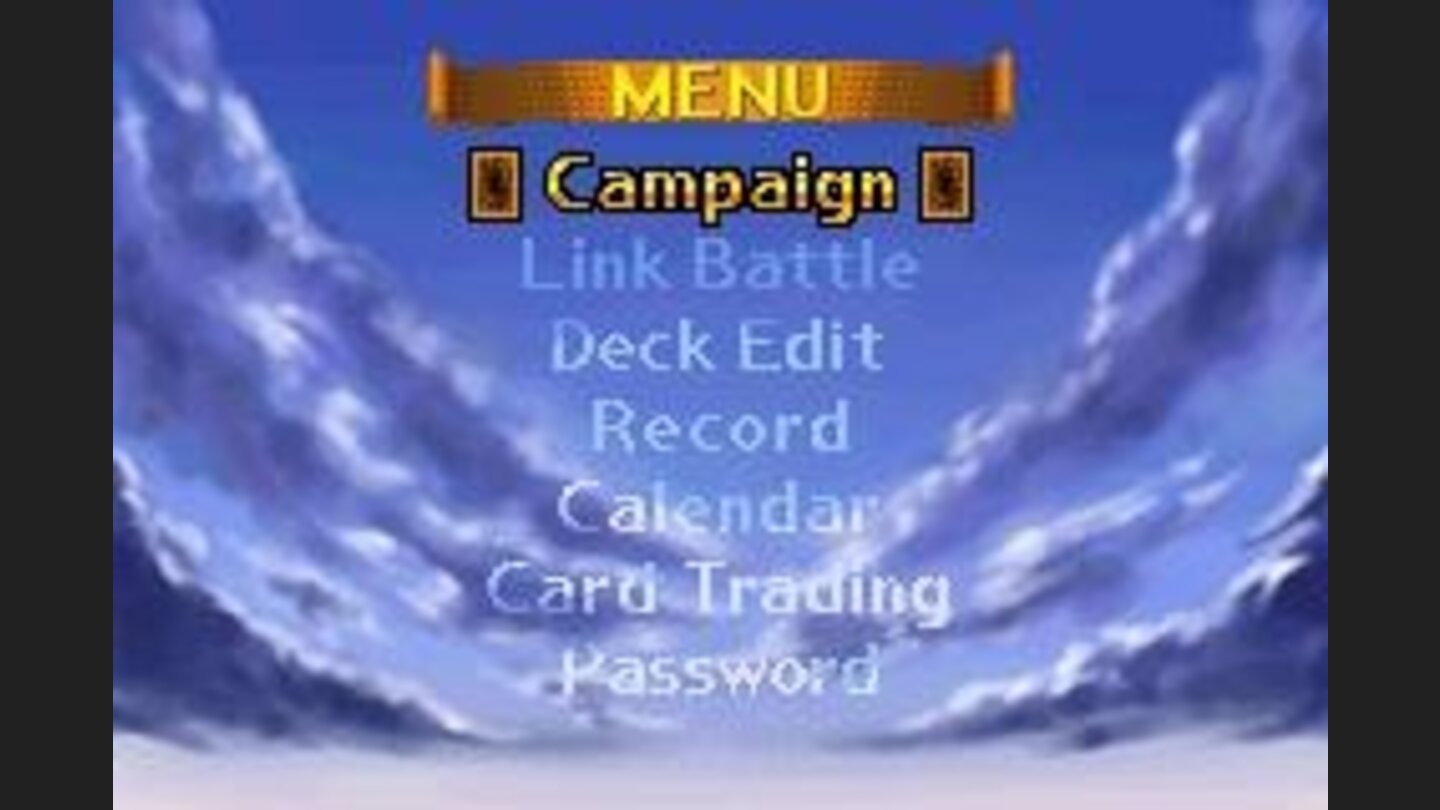 The main menu... What will you do now?