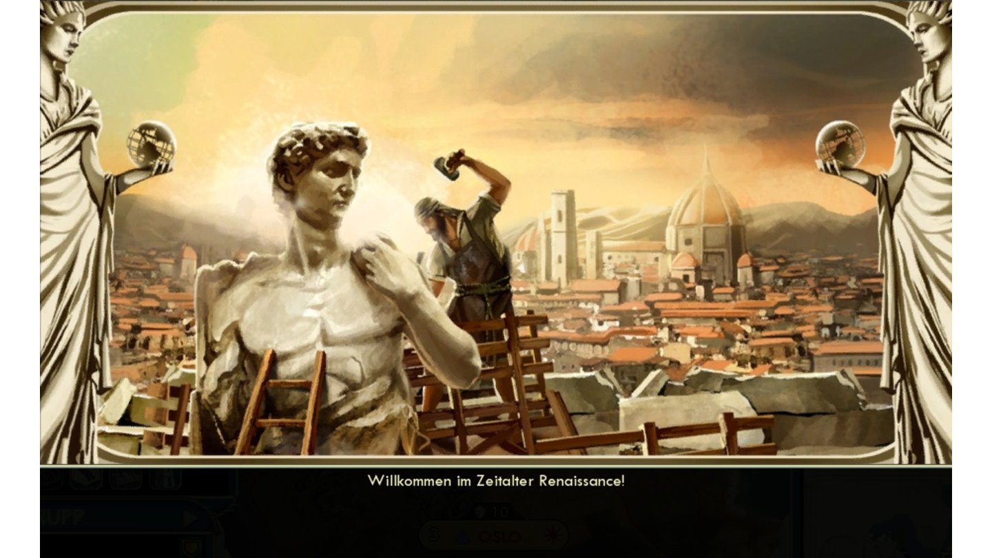 Civilization 5 - Renaissance... die Renaissance, Zeitalter von Kunst und Aufklärung. Auf der Karte ...
