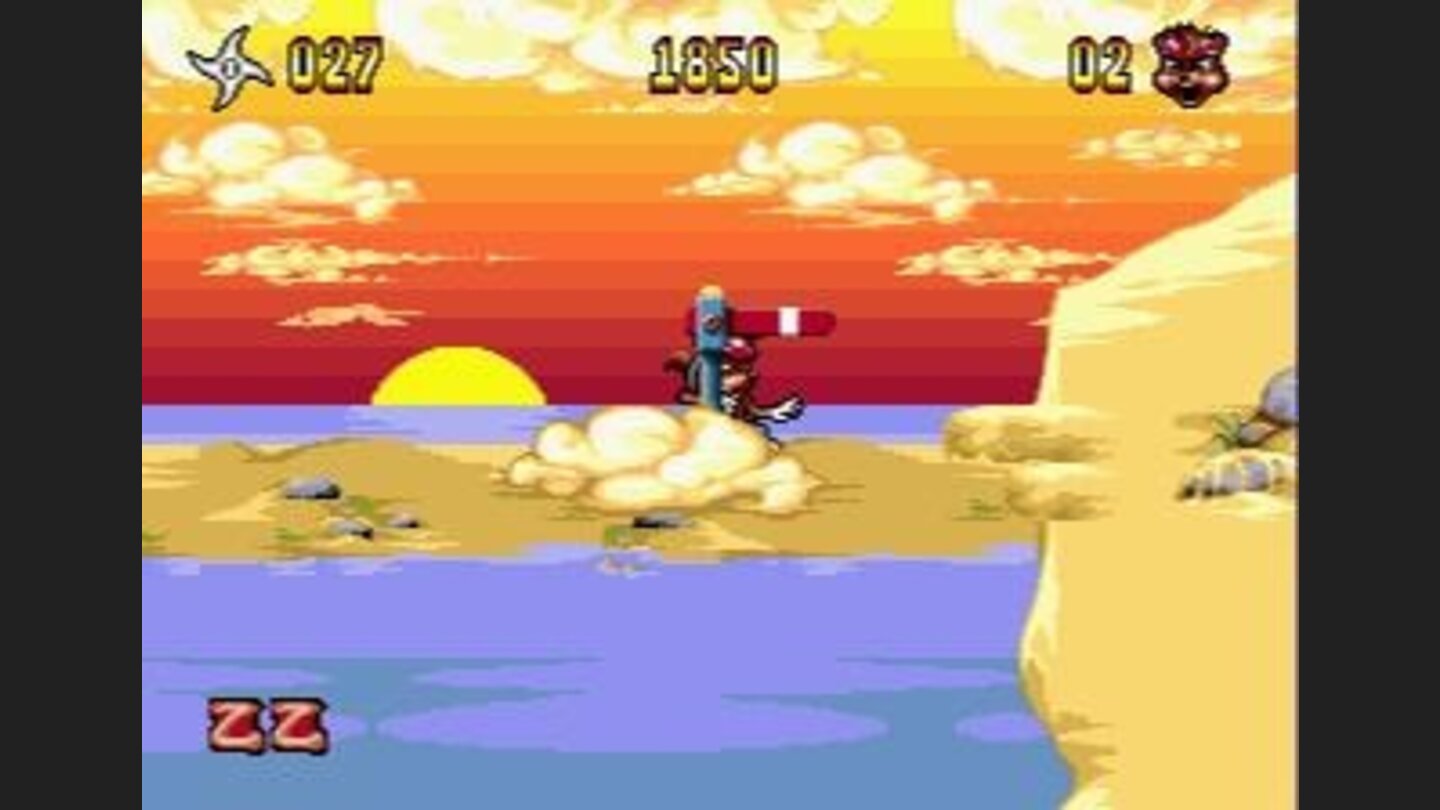 Zero runs like a crazy toward the next save point