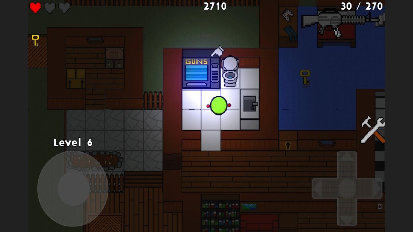 Zombie CubesWarum der Waffenautomat eben dem Klo steht, weiß keiner so genau.