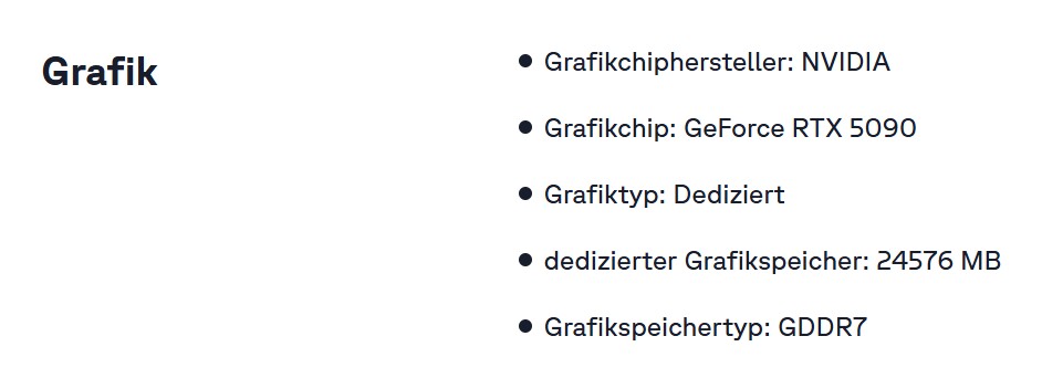 Von der TGP keine Spur. (Bildquelle: Cyberport)