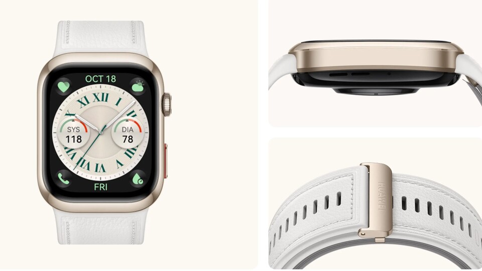 Ich finde die Huawei Watch D2 richtig schick - ihr könnt im Design natürlich auch variieren.