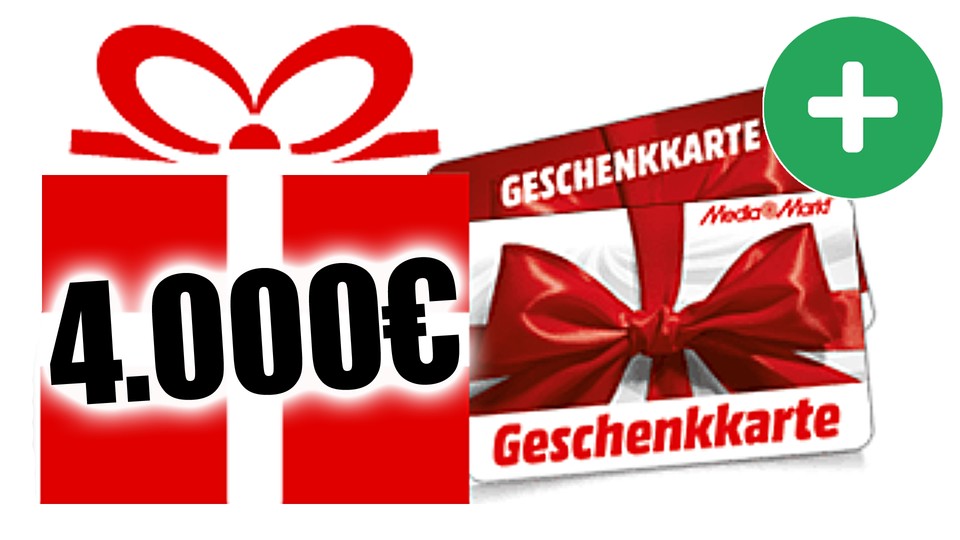 Wir verlosen einen 4.000-Euro-Gutschein von MediaMarkt.de.