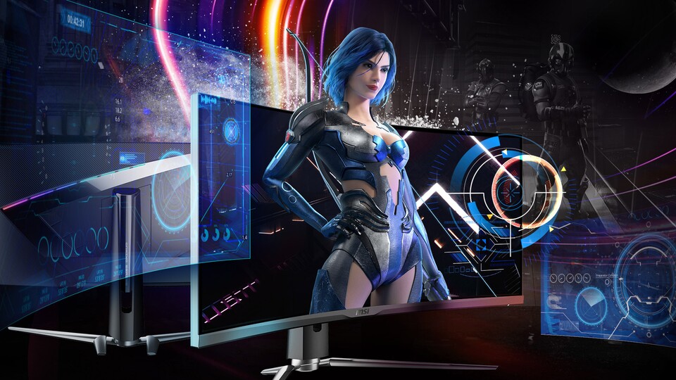 Mit U-WQHD (3440 x 1440 Pixeln) ist die Auflösung der Sweetspot zwischen 4K-Optik und FHD-Leistung.