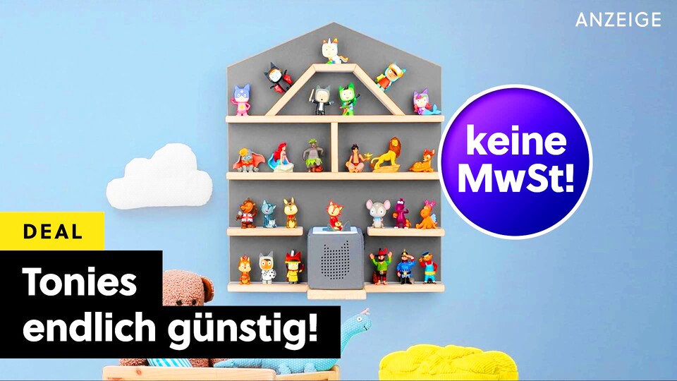 Buy tonie figures cheap: Your search has an end! At the MediaMarkt VAT campaign you get them all with a discount!