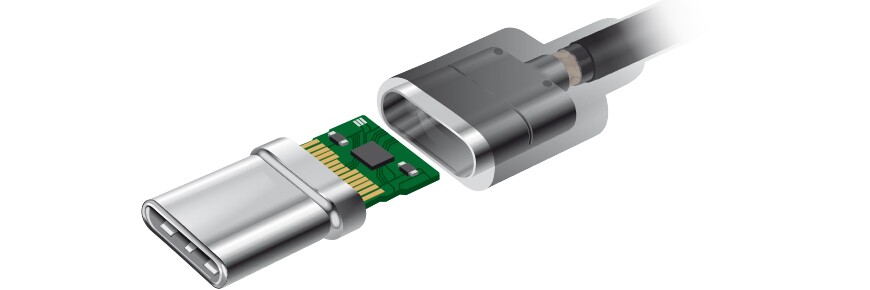 USB4 setzt ausschließlich auf den USB-C-Stecker. (Quelle: Delock)
