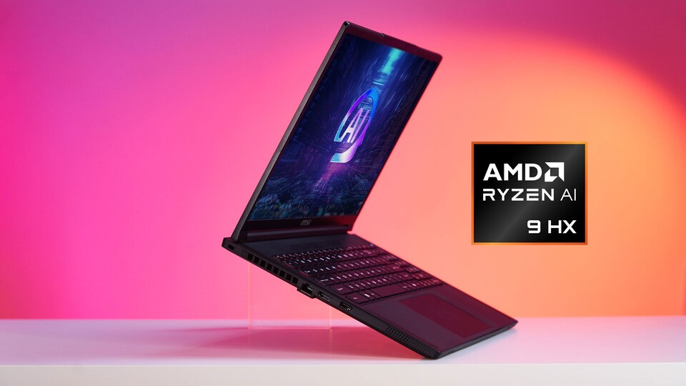 Schlank, stark und mit integrierter Intelligenz: Der MSI Stealth A16 AI+.