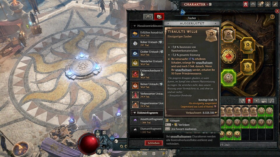 Die Effekte einzigartiger Talismanzauber
kennt ihr sonst als Ausrüstungsgegenstände.