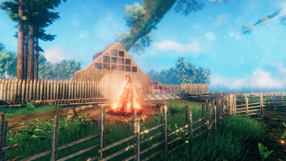 In Valheim entscheide ich über Inhalt und Tempo: Wenn ich einfach nur bauen will, baue ich einfach nur – und habe nicht das Gefühl, etwas zu verpassen.