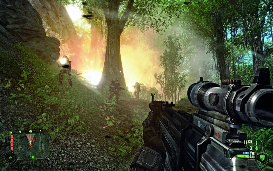 Polygon-Grafik wie in Crysis stellt gerade für AAA-Spiele den Standard dar.