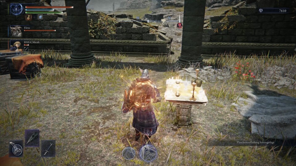 An jeder Kirche erhöht ihr eure Heiltrankkapazität um +1. Die verfallenen Gotteshäuser stehen daher weit oben auf eurer Abklapper-Liste.