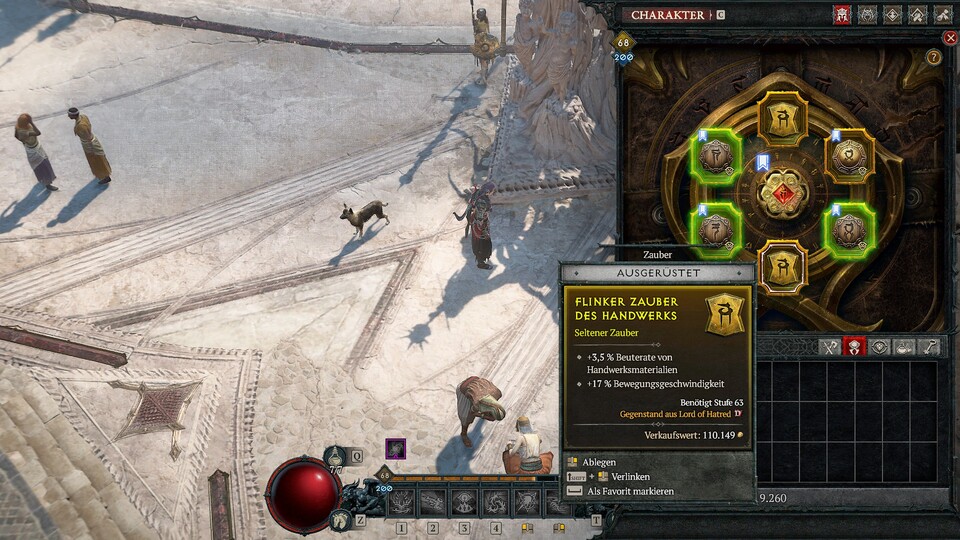 Ab Qual-Stufe 10 bekommt
ihr sogar mythische Siegel.