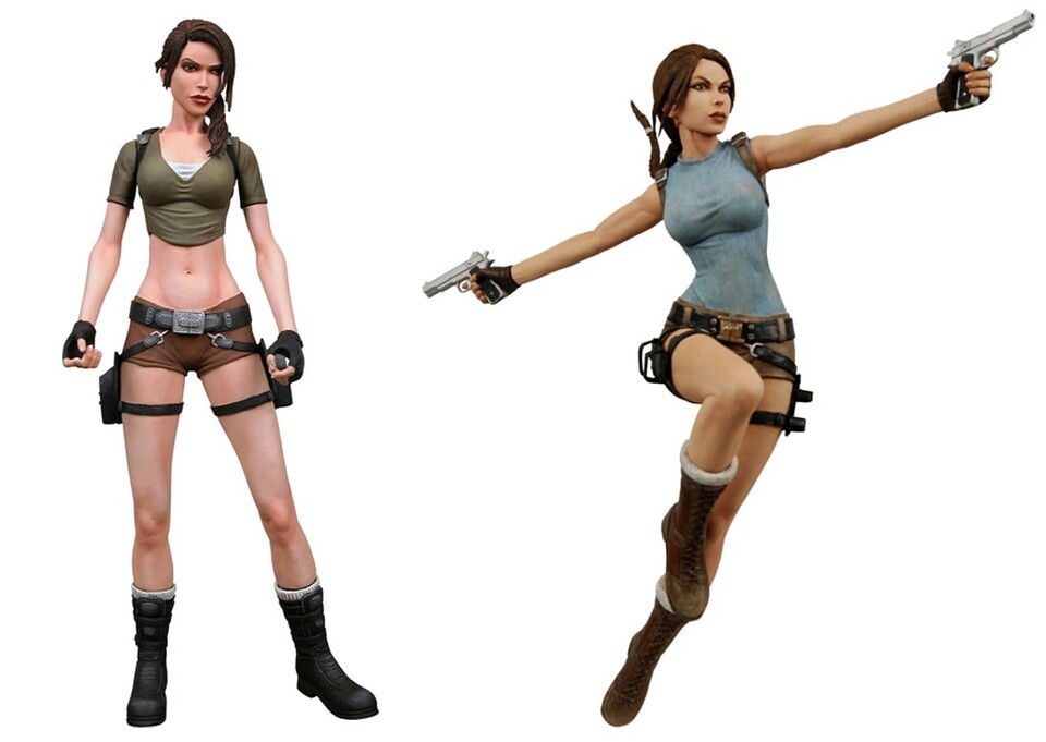 Lara mit Pistolen...
