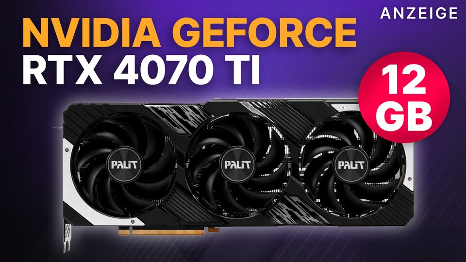 Die 12GB Palit GeForce RTX 4070 Ti Gaming Pro gibt es bei Mindfactory jetzt schon für 879,00€.