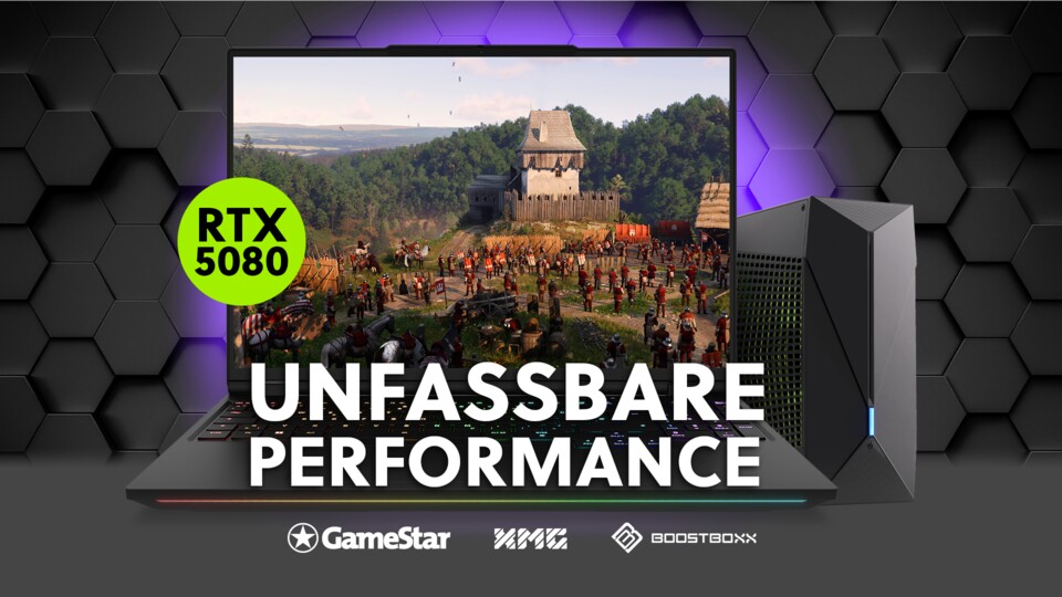 Der Laptop mit GeForce RTX 5080 und Ryzen 9 9955HX3D hat mich in meinem Hands-On vollends überzeugt. (ext. Wasserkühlung optional)