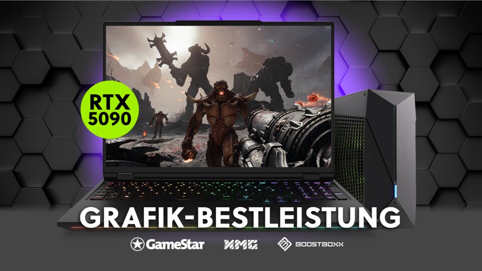 Das beste vom Besten: mehr Grafikpower als mit einer RTX 5090 Laptop könnt ihr aktuell nicht bekommen. (ext. Wasserkühlung optional)