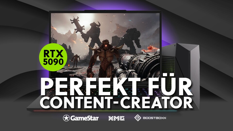 Mit dem riesigen Grafikspeicher ist dieses Gaming-Notebook besonders für Content-Creator interessant. (ext. Wasserkühlung optional)