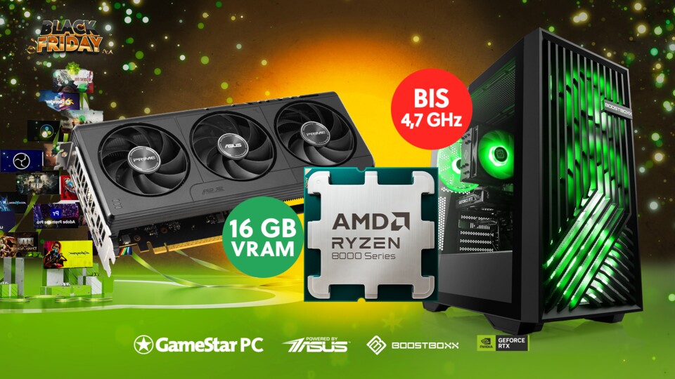 Vollgestopft mit starker Hardware – unser günstigster Black-Friday-PC ist ein kleines Gaming-Powerhouse.