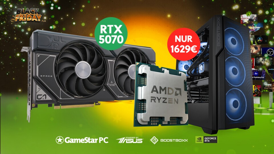 Hohe Power hat in der Regel auch einen hohen Preis! – Unser Black Friday Rechner mit RTX 5070 kostet aber so viel wie vergleichbare Rechner mit einer RTX 5060 Ti.
