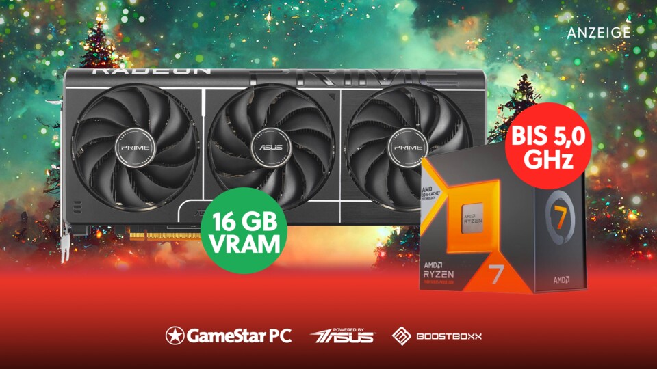 Die Kombination aus AMDs bester Grafikkarte und beliebtester CPU machen den Rechner zum AMD-Powerhouse.