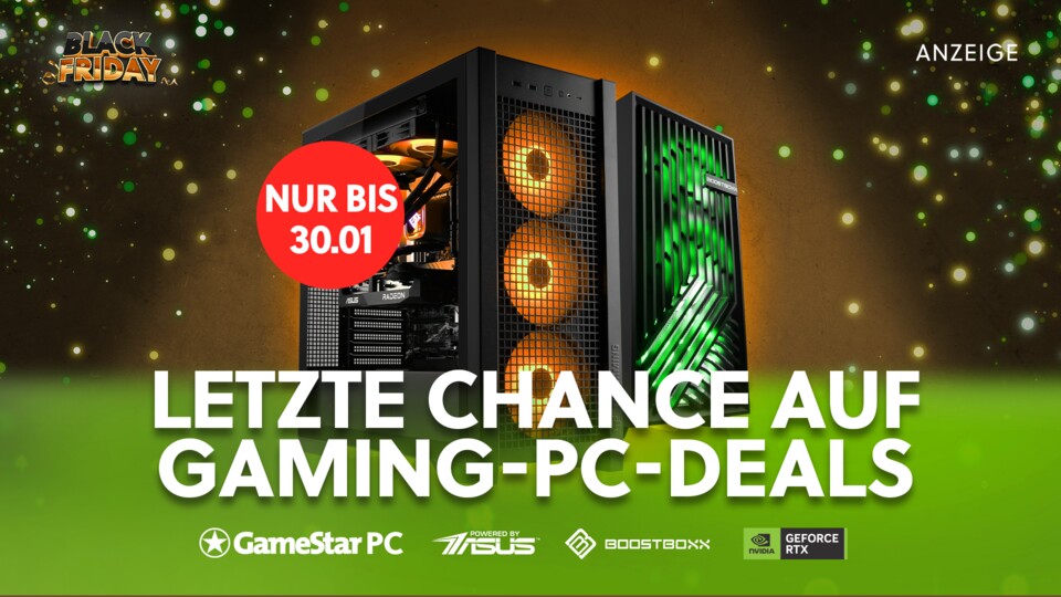 Alles schöne muss irgendwann mal enden. So auch unsere günstigen Black-Friday-Gaming-PCs mit RTX-Grafikkarten.
