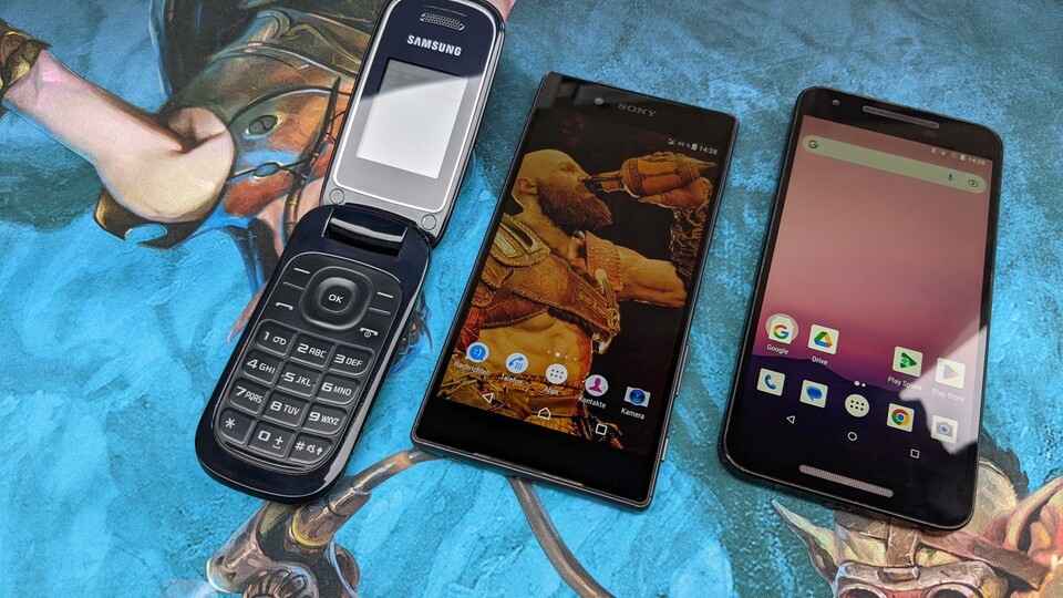Samsung E1272, Sony Xperia Z5 und Google Nexus 5X.